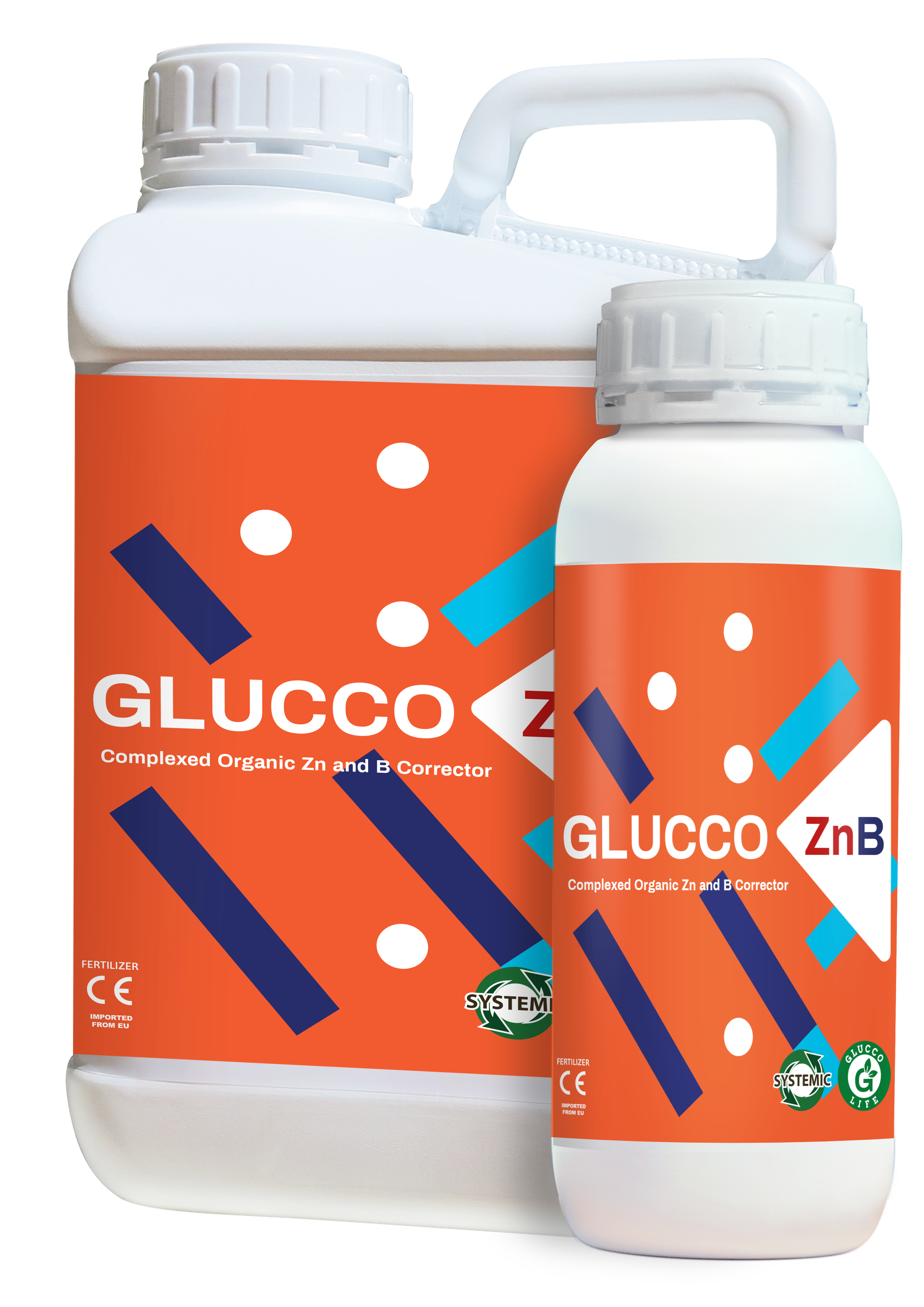 Glucco ZnBCOMPLEXED ORGANIC ZN AND B CORRECTORComposition / %w/vZinc (Zn) 6,50Boron (B) 4,00Density 1,37Natural Chelating Agent ( Gluconic Acid )